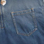 TWALYA™ - Vintage Half Zip Collared Long Sleeve Top