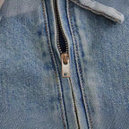 TWALYA™ - Vintage Half Zip Collared Long Sleeve Top