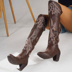CHEYENNE™ –  Classic Over-the-Knee Cowboy Boots